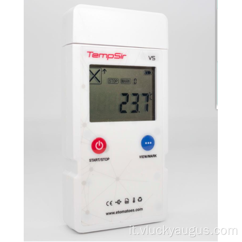 Logger dati di temperatura di visualizzazione LCD piccoli e squisiti